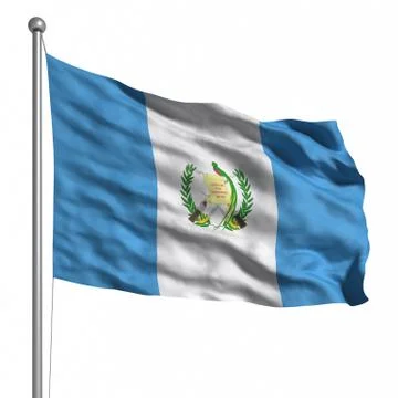 Flag of guatemala Stock Illustration