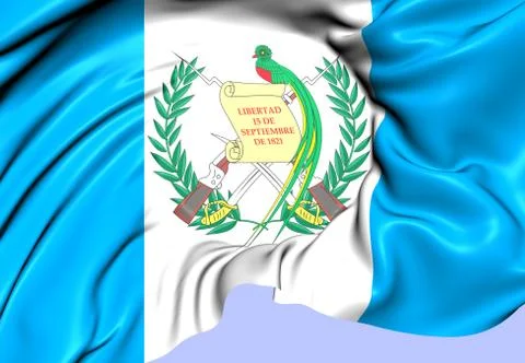 Flag of Guatemala Stock Illustration