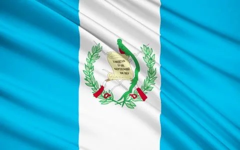 Flag of Guatemala Stock Illustration