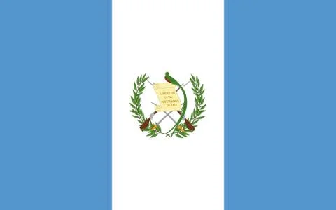 Flag of Guatemala Illustrazione stock