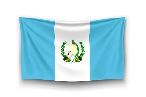 Flag of guatemala Stock Illustration
