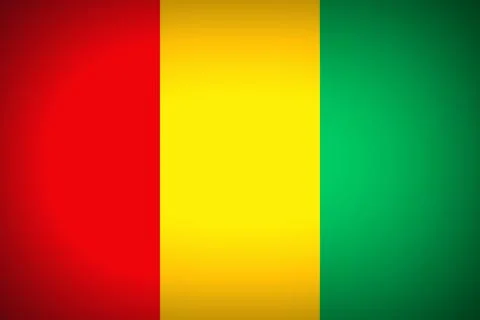 Flag of Guinea Stock Illustration