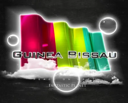 Flag Guinea quality designer flag Illustration