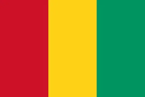 Flag of Guinea Vector illustration Stock-Illustration