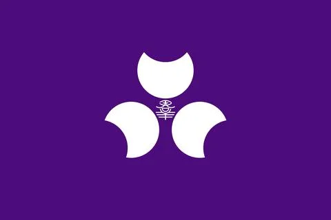 Flag of Gunma Prefecture Stock Illustration