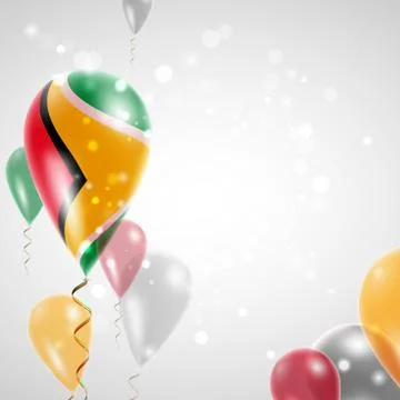 Flag of Guyana Stock Illustration