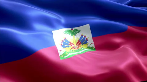 Flag Haiti Video stock 47745779
