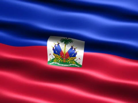 Flag of haiti Иллюстрация