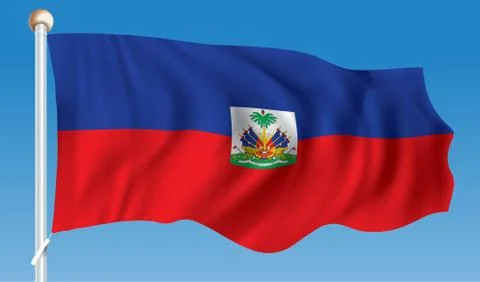 Flag of Haiti Stock Illustration