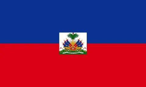 Flag of Haiti. Vector illustration. World flag Illustrazione stock