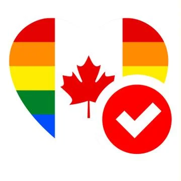 Flag in heart shape, vector illustration for your design 库存插图