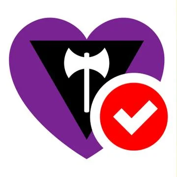 Flag in heart shape, vector illustration for your design Stockillustratie