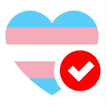 Flag in heart shape, vector illustration for your design Stock Illustration