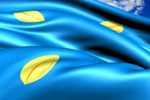 Flag of hilversum Stock Illustration