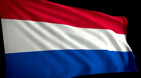 Flag Holland Stock Footage 37667648