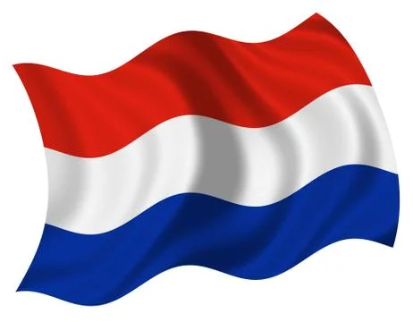 Flag of holland Stock Illustration