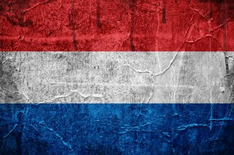 Flag of holland Stock Illustration