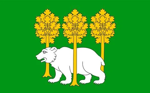 Flag of Holme County Illustration