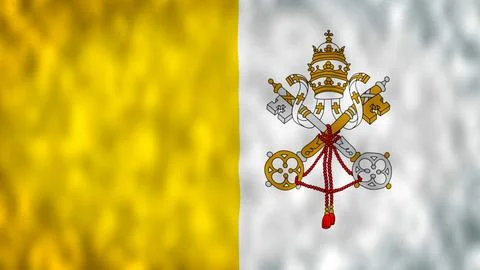 Flag of Holy See Stock Illustration