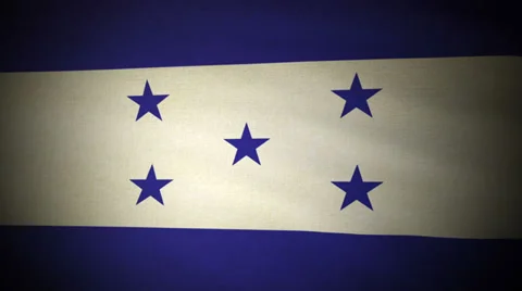 Flag Honduras 04 Stock Footage 30596480