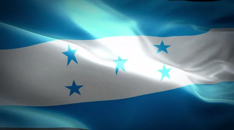 Flag of Honduras 스톡 동영상 47619090