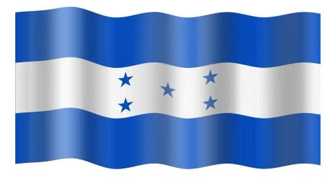 Flag of Honduras Stock Illustration