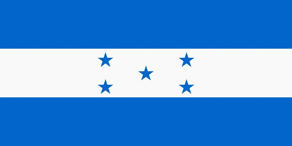 Flag of Honduras Stock Illustration