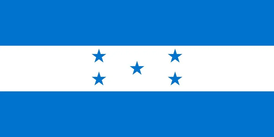Flag of Honduras Stock Illustration