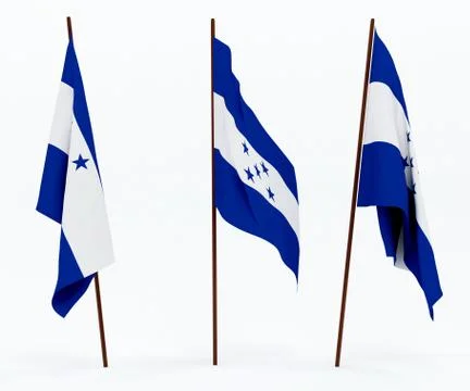 Flag of Honduras Stock Photos
