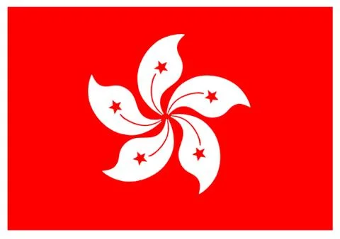 Flag of Hong Kong Stock Illustration
