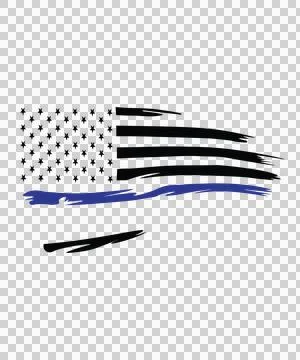 Flag Horizontal With Jagged Brush Stroke Stripes Stock Illustration