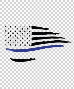 Flag Horizontal With Tapered Brush Stroke Stripes Stock Illustration