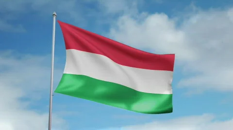 Flag of Hungary 動画素材 435567