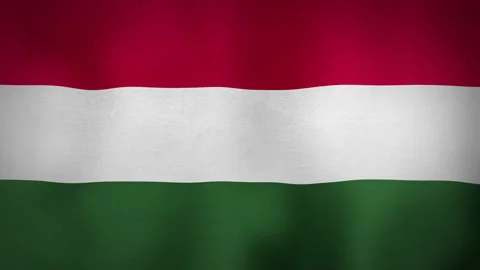 Flag Hungary Stock Footage 144036067