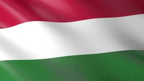 Flag of Hungary Stock Footage 151299707