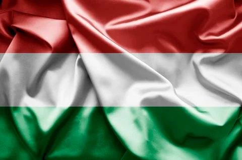 Flag of hungary Stock Illustration