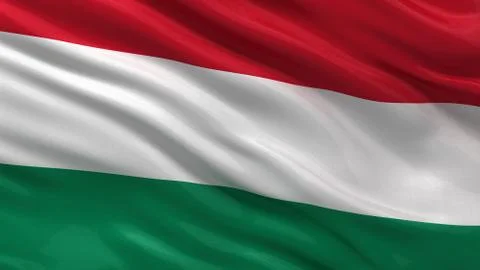 Flag of Hungary Stock Illustration