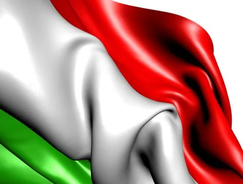 Flag of hungary Stock Illustration