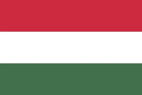 Flag of hungary Stock Illustration