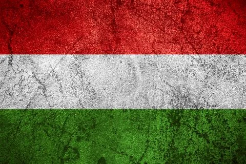 Flag of Hungary Illustrazione stock