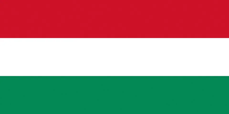 Flag of Hungary Illustrazione stock