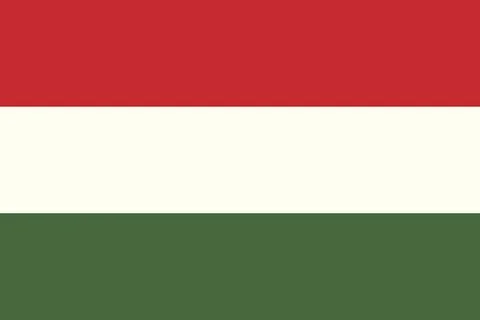 Flag of Hungary Stock Illustration