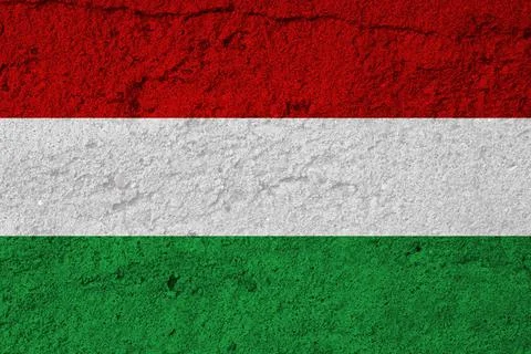 Flag of Hungary Stock Illustration