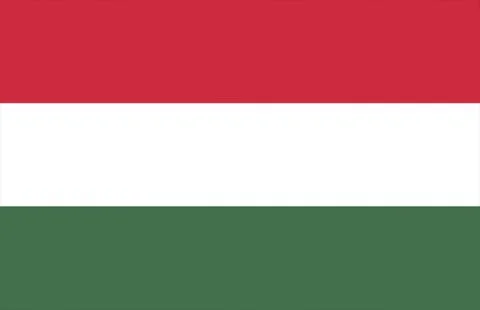 Flag of Hungary Stock Illustration