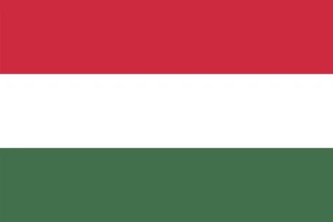 Flag of Hungary vector illustration Stock Illustration