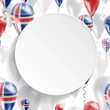 Flag of Iceland Stock Illustration