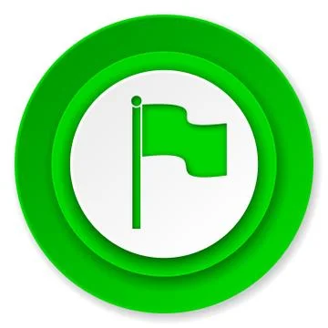 Flag icon. Stock Illustration