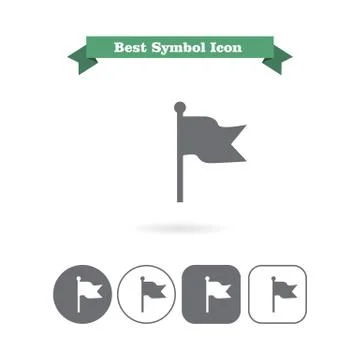 Flag icon 스톡 일러스트