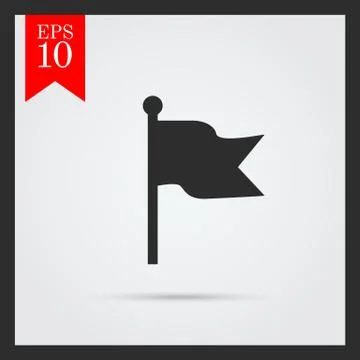 Flag icon 스톡 일러스트