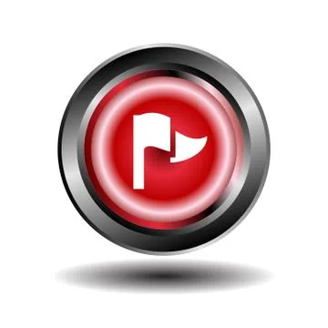 Flag icon Stock Illustration